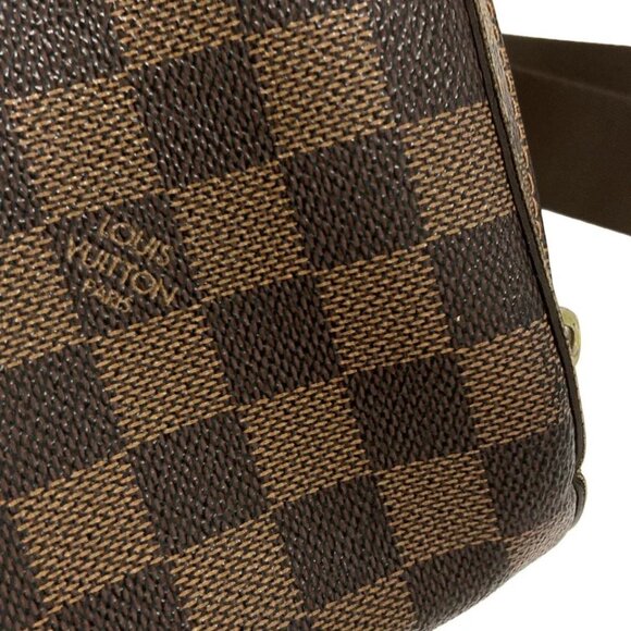 Auth LOUIS VUITTON Geronimos N51994 Ebene Damier CA0150 Bum Bag Damier Canvas - Picture 4 of 16